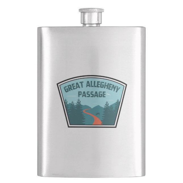 Great Allegheny Passage Flask (Front)