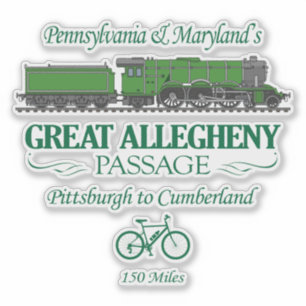 Great Allegheny Passage (RT2) Sticker