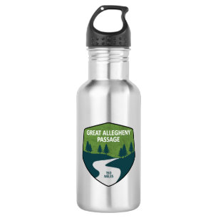 Great Allegheny Passage Stainless Steel Water Bottle
