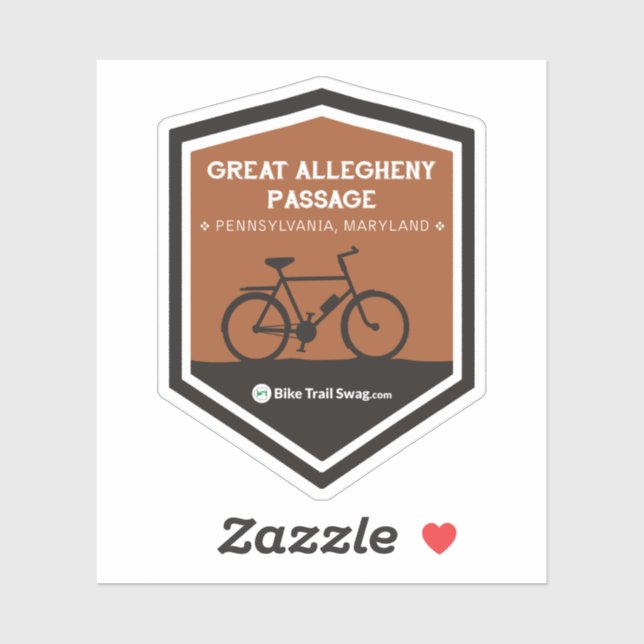 Great Allegheny Passage Sticker (Sheet)