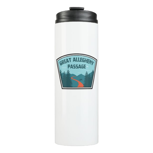 Great Allegheny Passage Thermal Tumbler (Front)