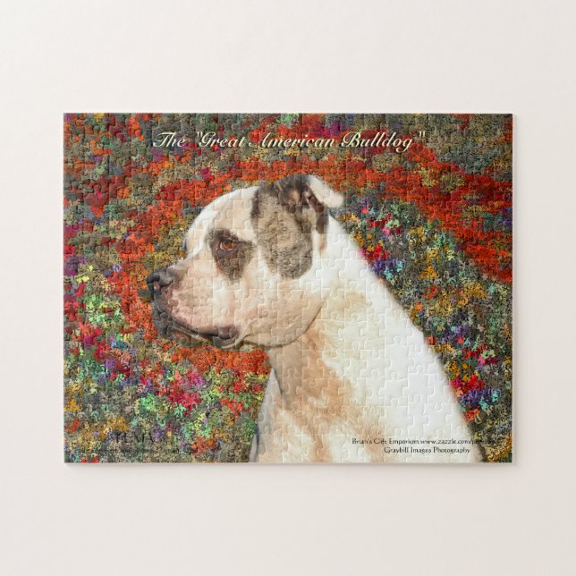Great American Bulldog Jigsaw Puzzle (Horizontal)