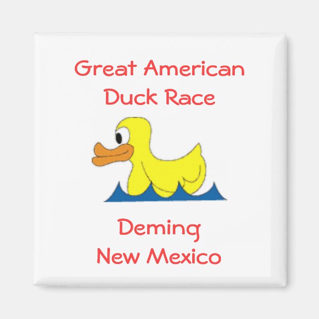 Great American Duck  Race Magnet (Front)