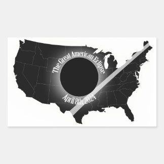Great American Eclipse Sticker April 2024