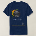 Great American Total Solar Eclipse Cool Custom T-shirt at Zazzle