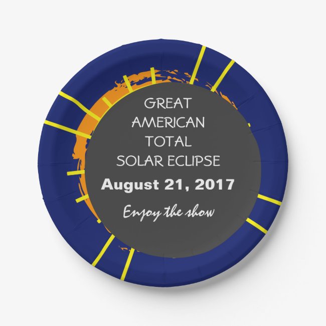 Great American Total Solar Eclipse customizable