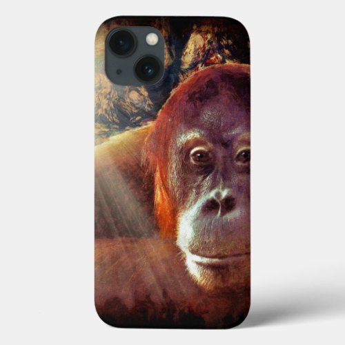 Great Ape Orangutan Wildlife Animal_Lovers iPhone 13 Case