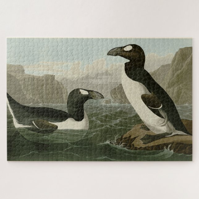 Great Auk - John James Audubon's Birds of America Jigsaw Puzzle (Horizontal)