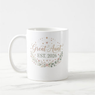 Great Aunt Est. 2026 Mug
