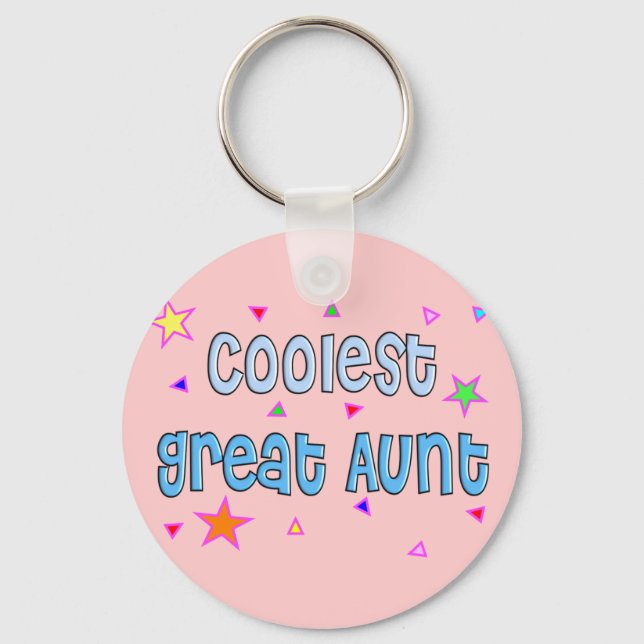 Great Aunt Gifts Keychain (Front)