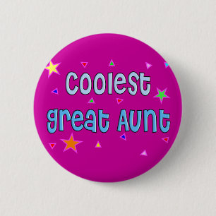 Great Aunt Gifts Pinback Button