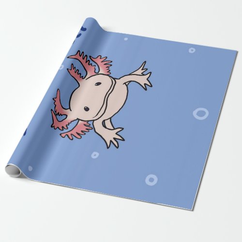 Great Axolotl Gift Axolotl Owner On Birthday  Wrapping Paper