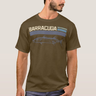 Great Barracuda Cuda Fishing Wildlife Saltwater Fi T-Shirt