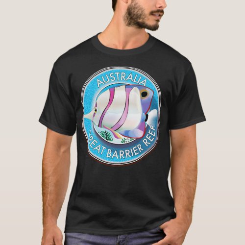Great Barrier Reef Australia logo T_Shirt