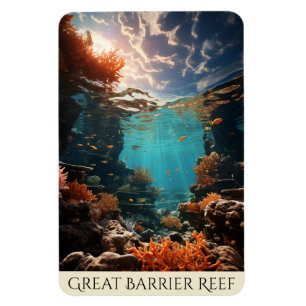 Great Barrier Reef   Australian Art   Marine Fish Magnet