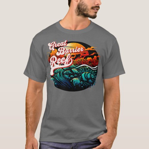 Great Barrier Reef Design T_Shirt