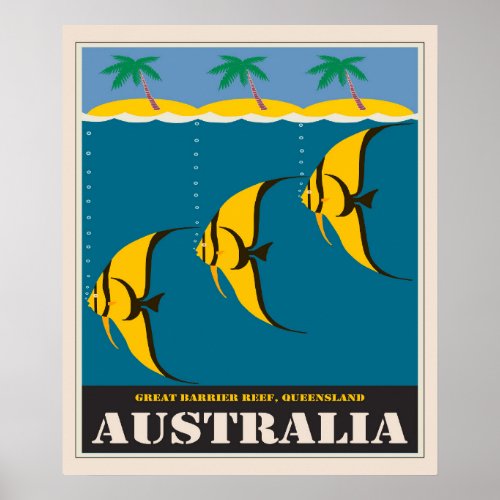 Great Barrier Reef Fish Poster