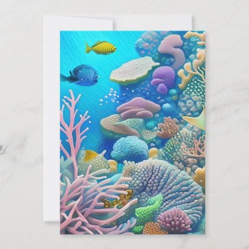 Great Barrier Reef  Invitation