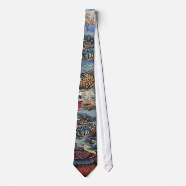 Great Barrier Reef Neck Tie (Front)
