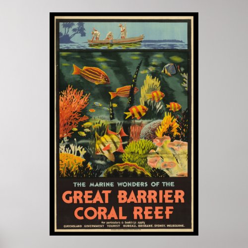 Great Barrier Reef Poster Australia