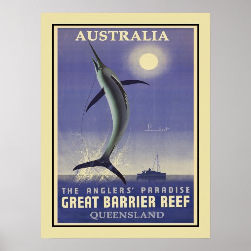 Great Barrier Reef Queensland Australia Poster