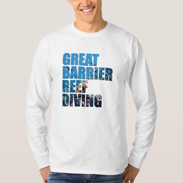 Great Barrier Reef Scuba Diving Corals T-Shirt (Front)