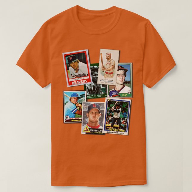 Great Baseball Names in History T-Shirt (Design Front)