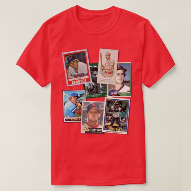 Great Baseball Names in History T-Shirt (Design Front)