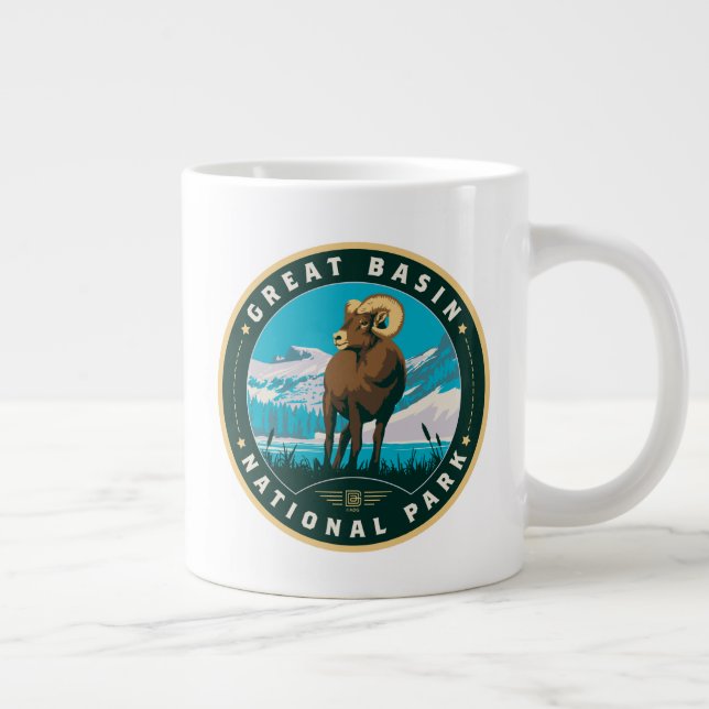 Great Basin National Park Giant Coffee Mug (Right)