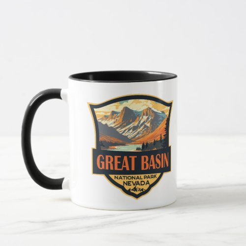 Great Basin National Park Illustration Travel Art  Mug