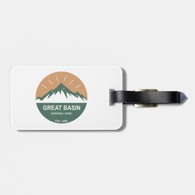 Great Basin National Park Luggage Tag (Back Horizontal)