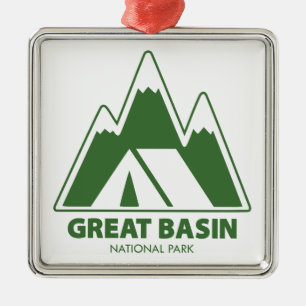 Great Basin National Park Mountains Camping Metal Ornament