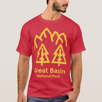 Great Basin National Park Nevada Minimalist Retro  T-Shirt