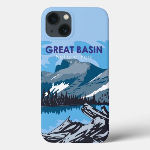  Great Basin National Park Nevada Vintage iPhone 13 Case