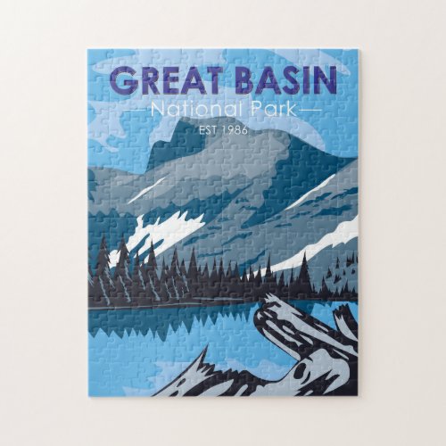  Great Basin National Park Nevada Vintage Jigsaw Puzzle