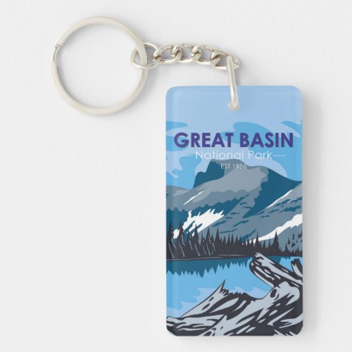  Great Basin National Park Nevada Vintage Keychain