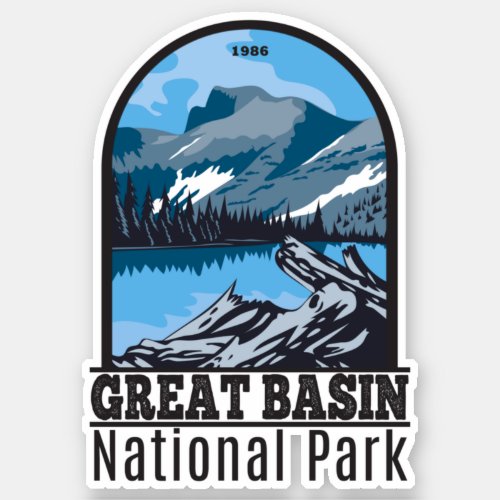 Great Basin National Park Nevada Vintage Sticker