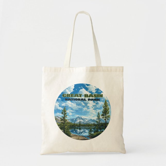 Great Basin National Park Nevada Wheeler Peak Tote Bag (Front)