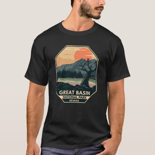 Great Basin National Park Retro Emblem T_Shirt
