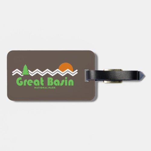 Great Basin National Park Retro Luggage Tag