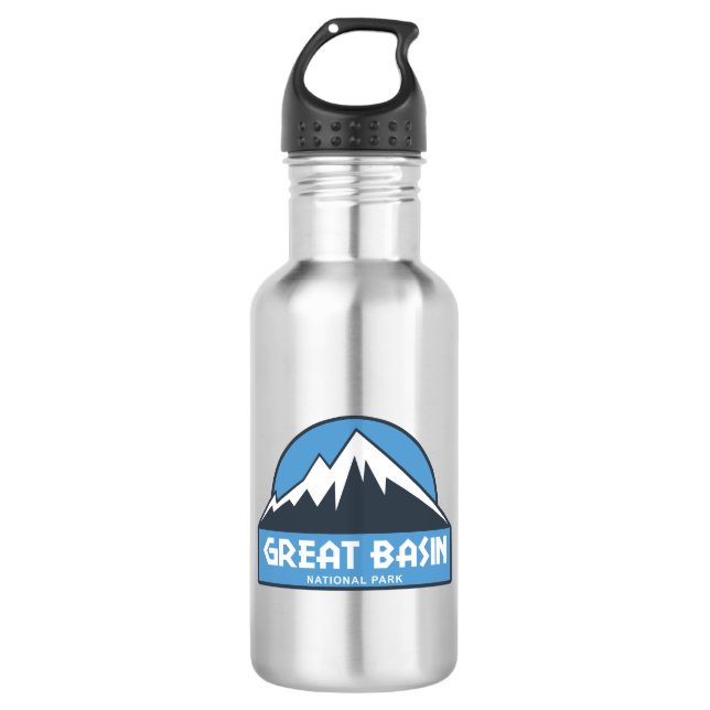 Great Basin National Park Stainless Steel Water Bottle (Front)