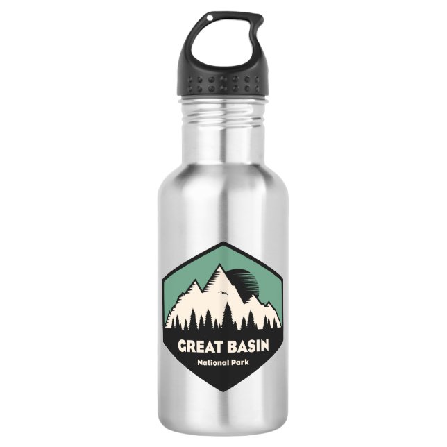 Great Basin National Park Stainless Steel Water Bottle (Front)