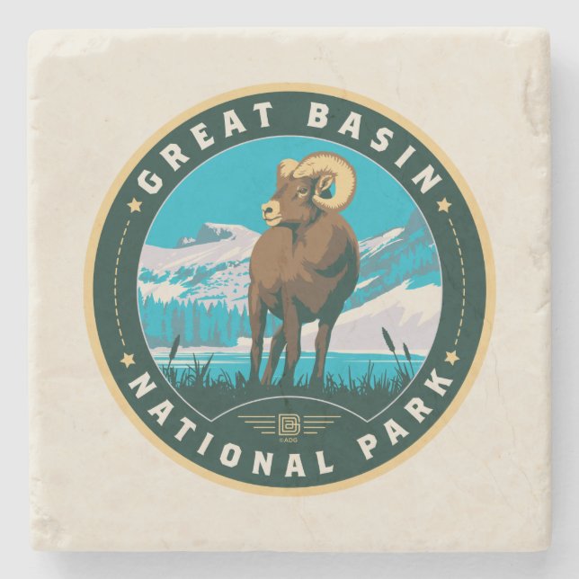 Great Basin National Park Stone Coaster (Front)