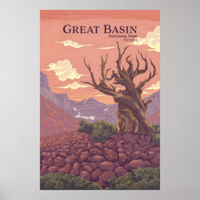 Great Basin National Park Travel Poster (Front)