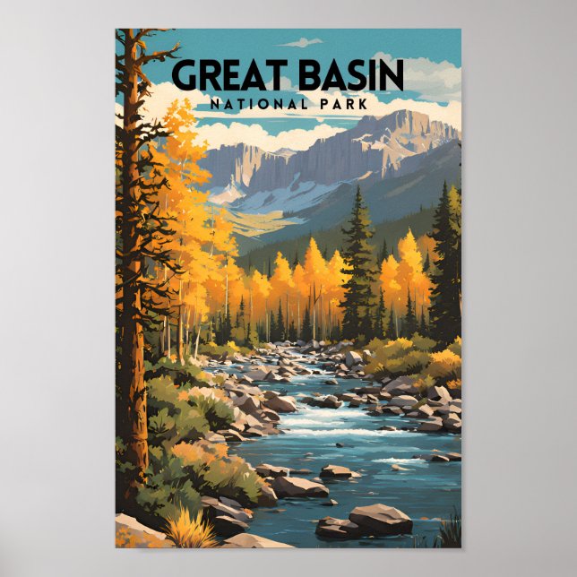 Great Basin National Park Travel Poster (Front)
