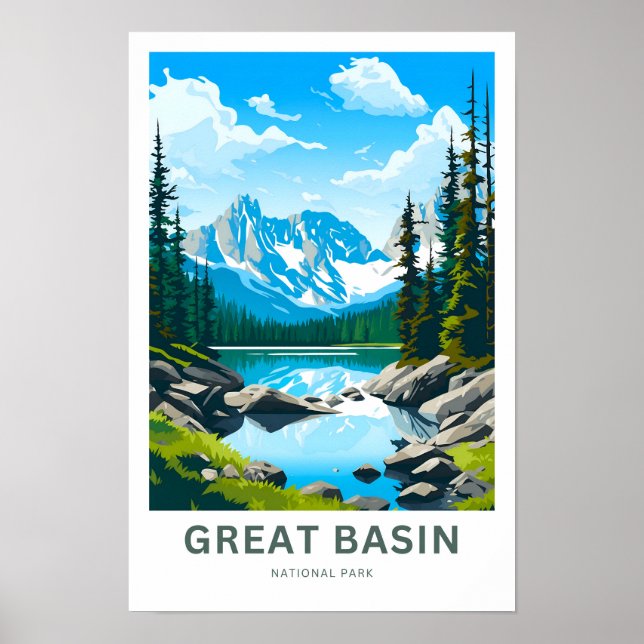 Great Basin National Park Travel Print (Front)