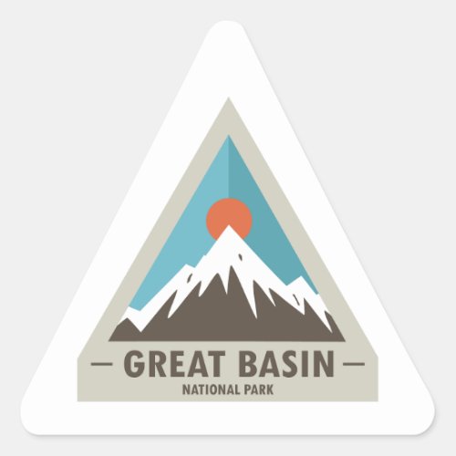 Great Basin National Park Triangle Sticker