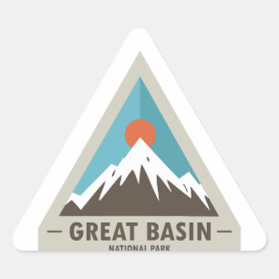 Great Basin National Park Triangle Sticker