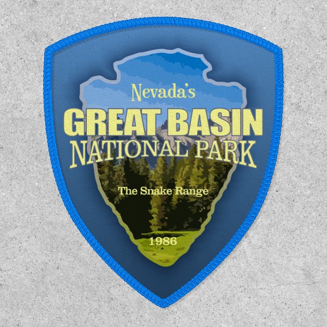 Great Basin NP (arrowhead)  Patch (Front)