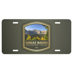 Great Basin NP (PF1) License Plate